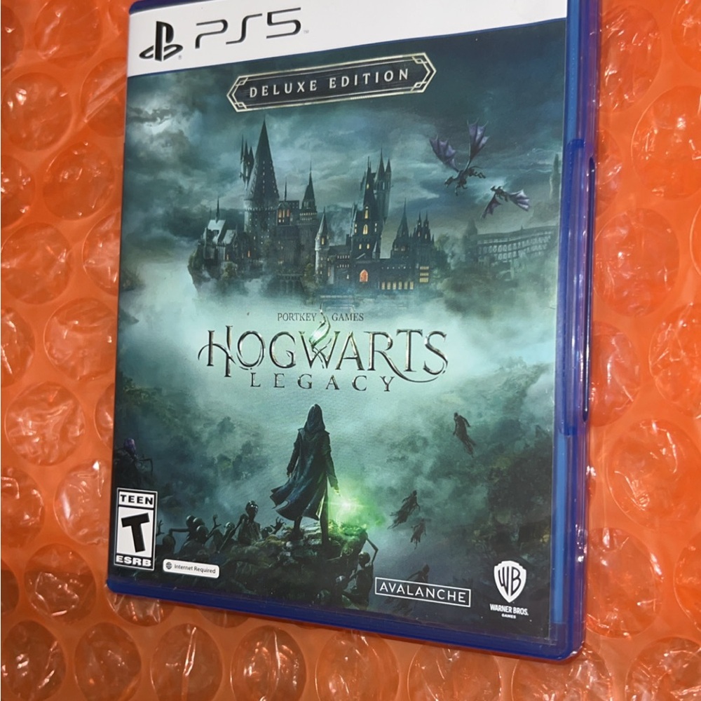 Sony PS5 Hogwarts Legacy Deluxe Edition — Blue Case